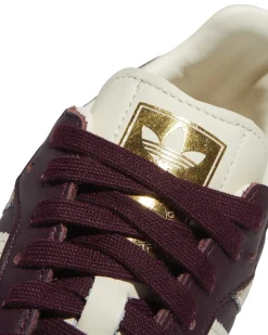 Adidas Originals Samba Og Shoes W Maroon/Cream White/Gold Metallic