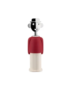 Alessi Alessandro M Corkscrew Red White
