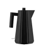 Alessi Electric Kettle Plissé 170 Cl Black