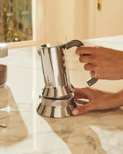 Alessi Espresso Coffee Maker 9090 Stainless Steel