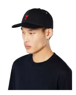 AMI Paris Ami De Coeur Cap Black