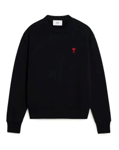 AMI Paris Ami De Coeur Sweatshirt Black