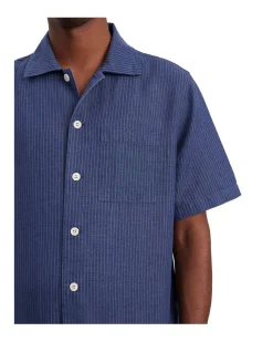 Another Aspect Shirt 2.0 Indigo Stripe