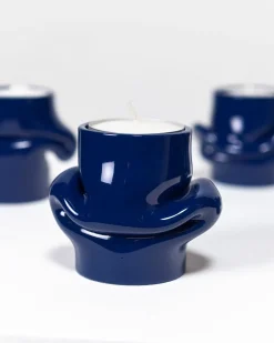AOT Studio Mondo Tea Light Holder Midnight Blue