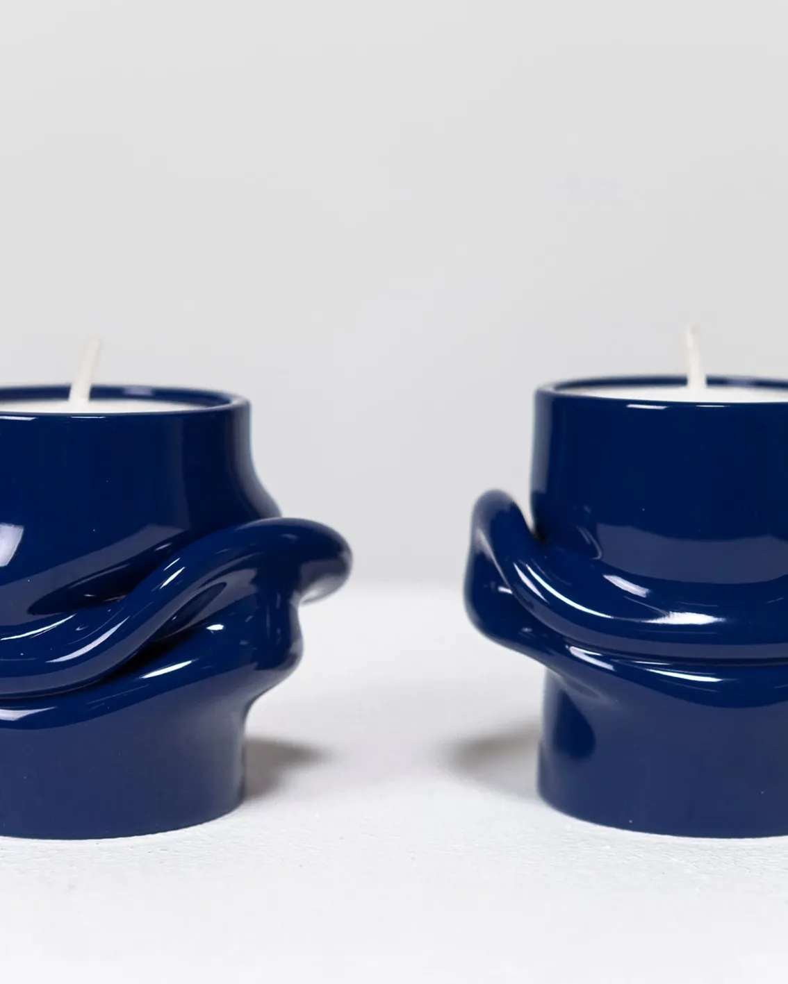 AOT Studio Mondo Tea Light Holder Midnight Blue