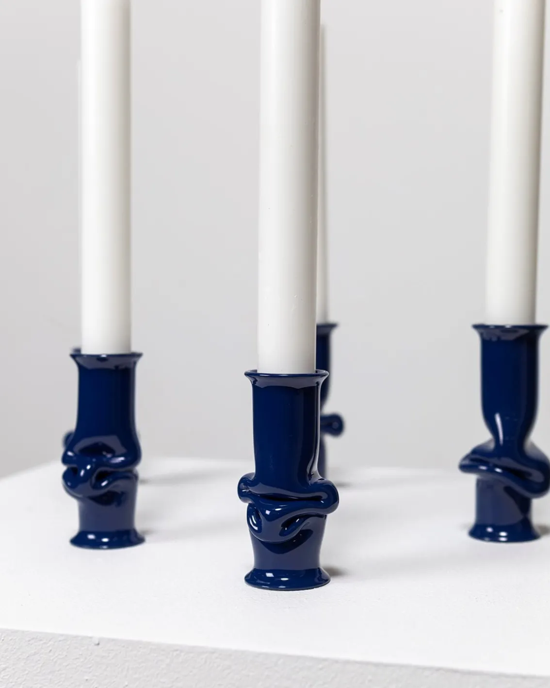 AOT Studio Solo Candle Holder Midnight Blue