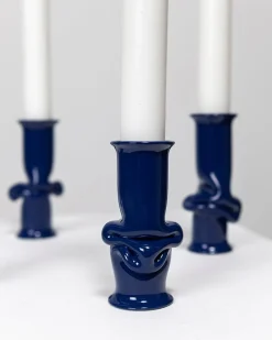 AOT Studio Solo Candle Holder Midnight Blue