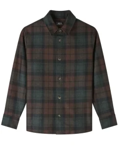 A.P.C. Bobby Overshirt Dark Brown