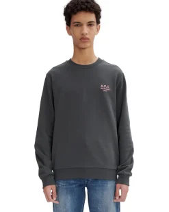 A.P.C. Rue Madame Sweatshirt Anthracite/Rose