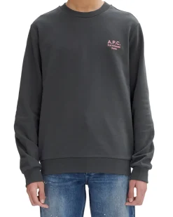 A.P.C. Rue Madame Sweatshirt Anthracite/Rose