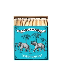 Archivist Two Elephants Match Box