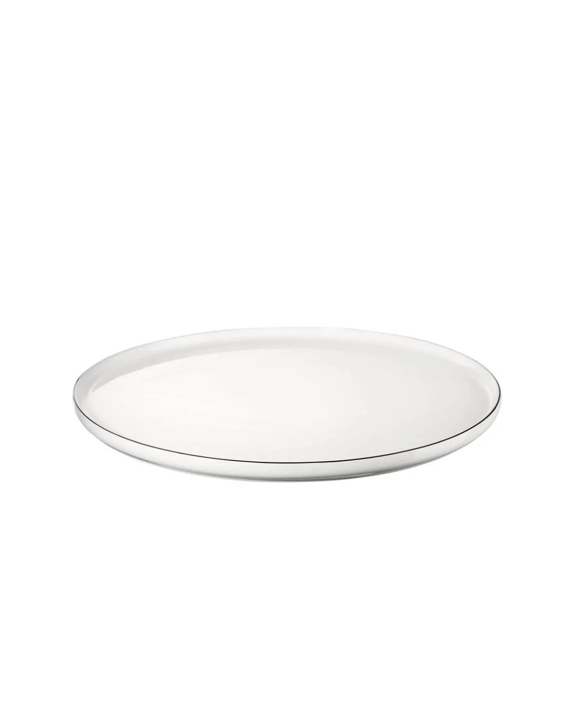 Asa Selection Dinner Plate Black Rim White