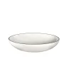 Asa Selection Pasta Plate Black Rim White