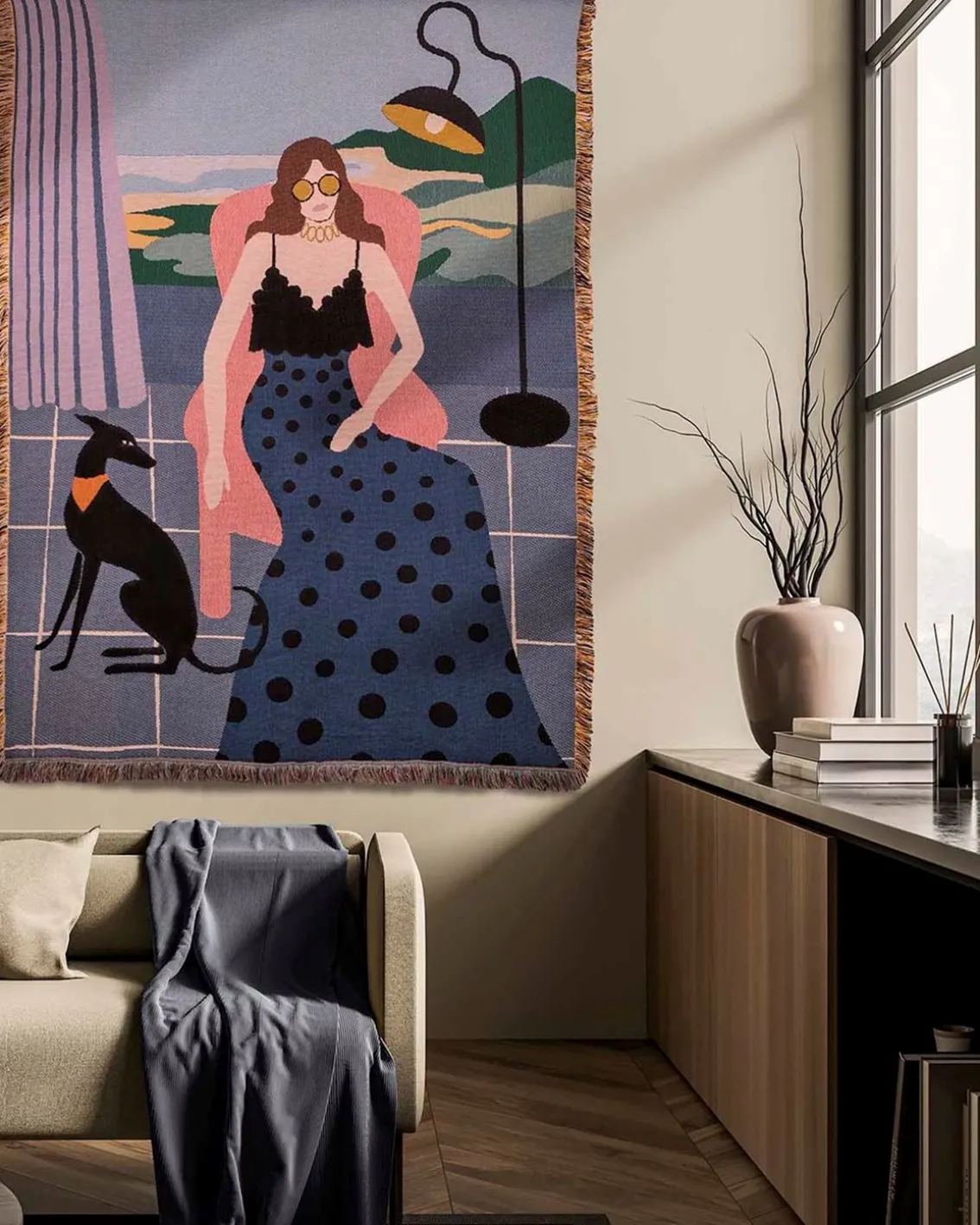 Atelier Yuchi Bella Woven Blanket