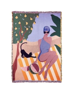 Atelier Yuchi Capri Woven Blanket