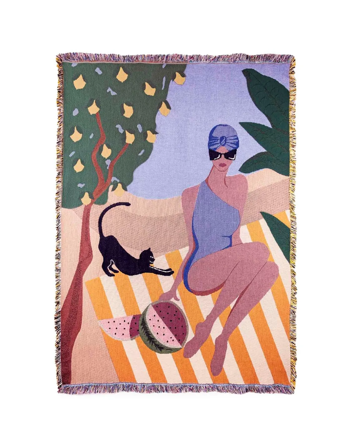 Atelier Yuchi Capri Woven Blanket