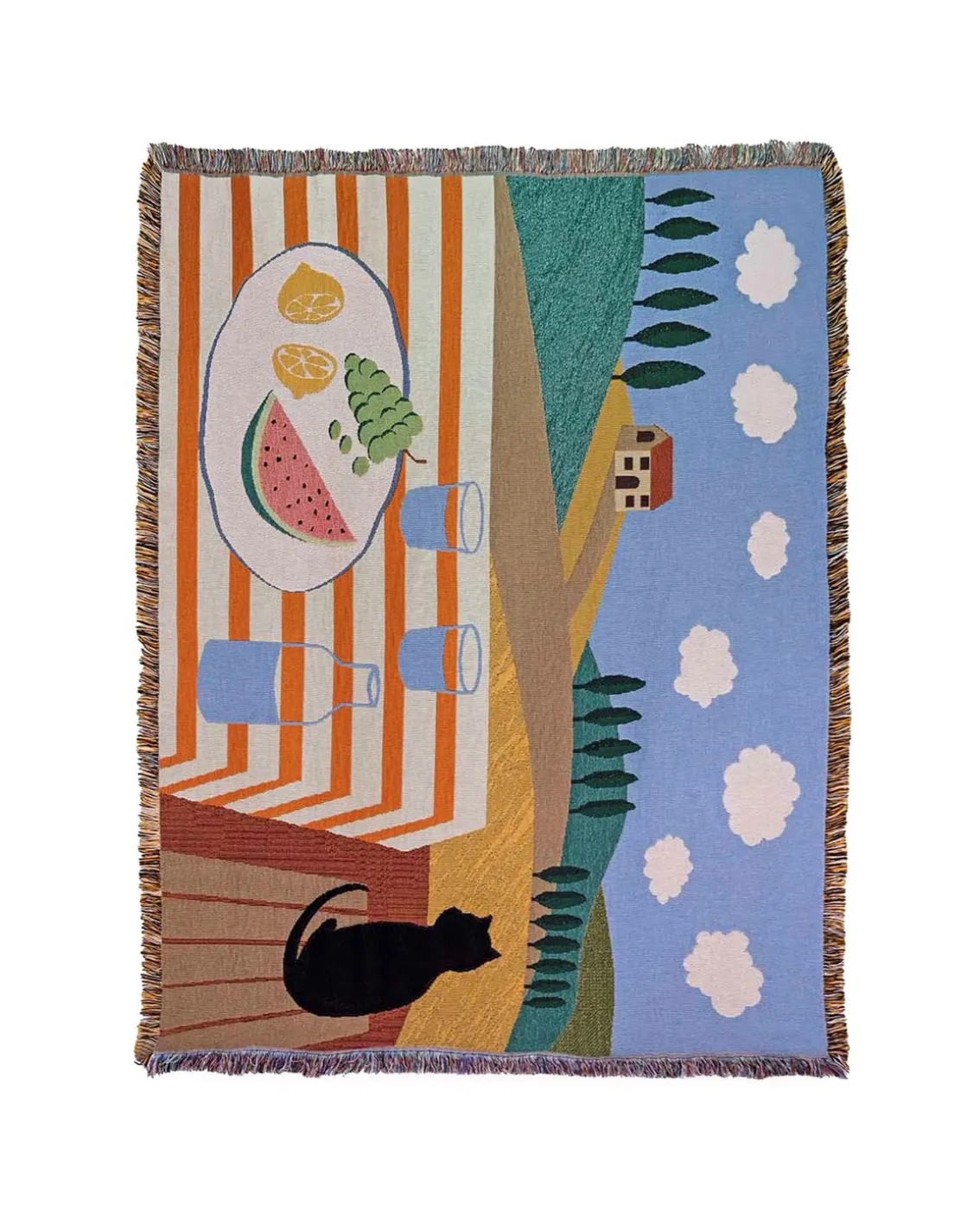 Atelier Yuchi Tuscan Harmony Woven Blanket