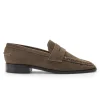 ATP Atelier Airola Loafers Khaki Brown Suede