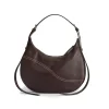 ATP Atelier Liveri Small Hobo Bag Walnut/Contrast Stich