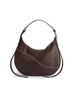 ATP Atelier Liveri Small Hobo Bag Walnut/Contrast Stich