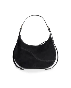 ATP Atelier Liveri Small Hobo Bag Black Suede