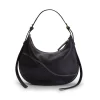 ATP Atelier Liveri Small Hobo Bag Black/Contrast Stitch