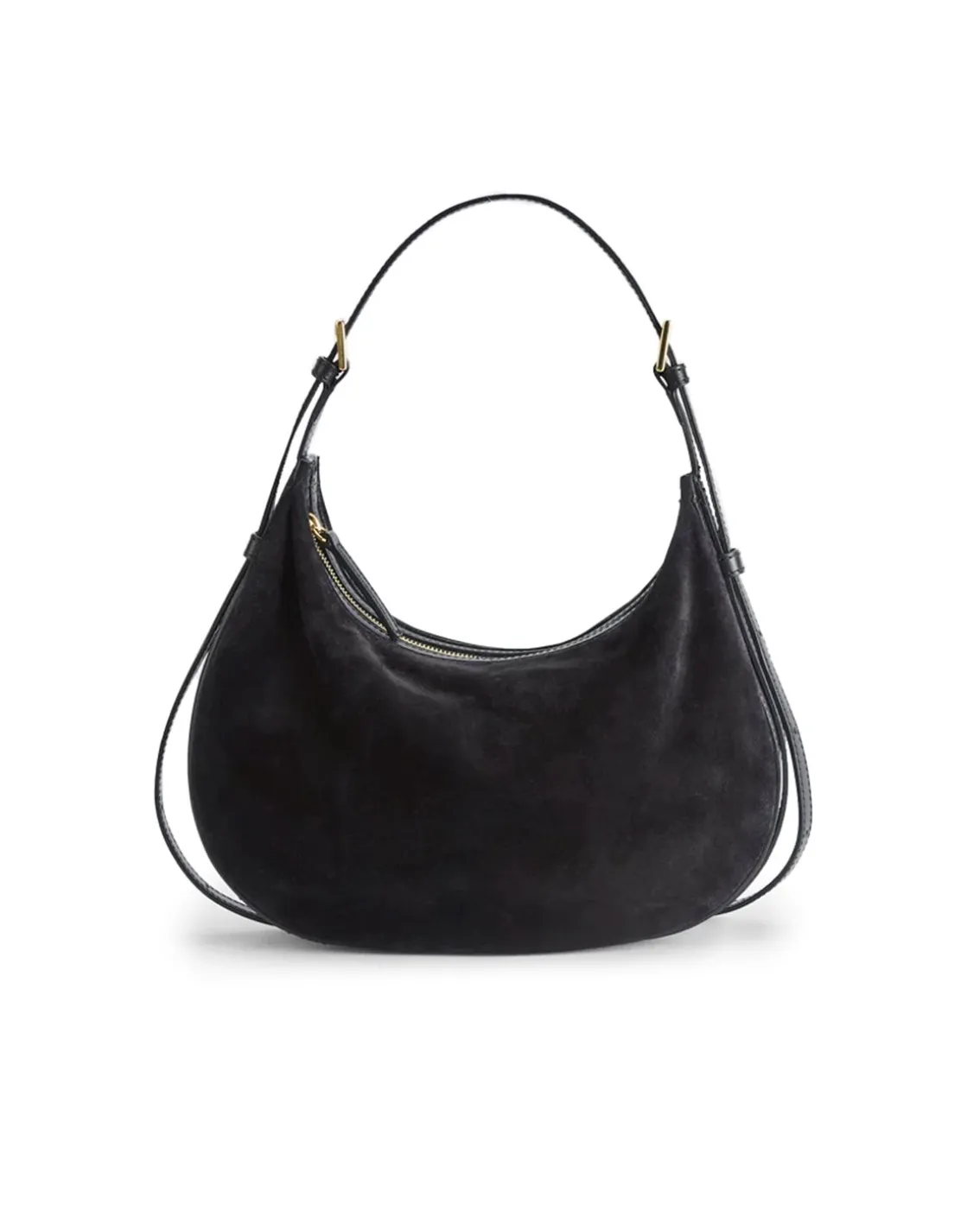 ATP Atelier Liveri Small Hobo Bag Black Suede
