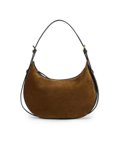 ATP Atelier Liveri Small Hobo Bag Cannella/Black Suede