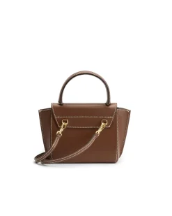ATP Atelier Montalcino Mini Handbag Cannella/Contrast Stitch