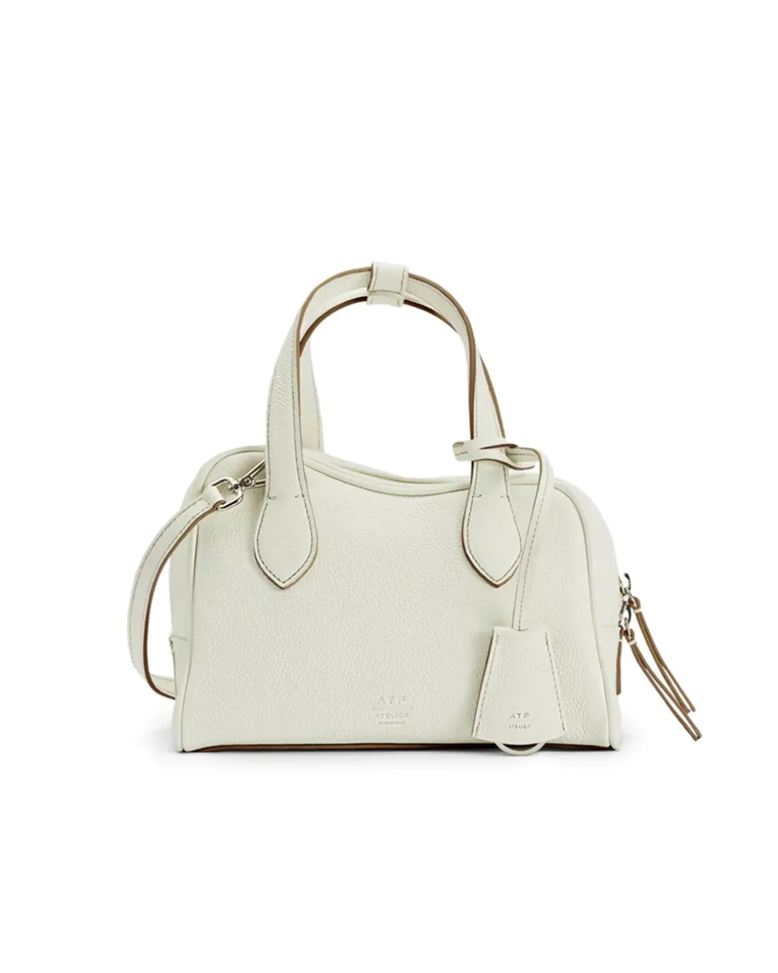 ATP Atelier Ormelle Small Bowling Bag Bianco