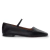 ATP Atelier Petina Mary Jane Flats Black Nappa