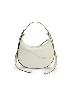 ATP Atelier Silea Mini Hobo Bag Bianco/Contrast Stitch