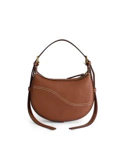 ATP Atelier Silea Mini Hobo Bag Brandy/Contrast Stitch