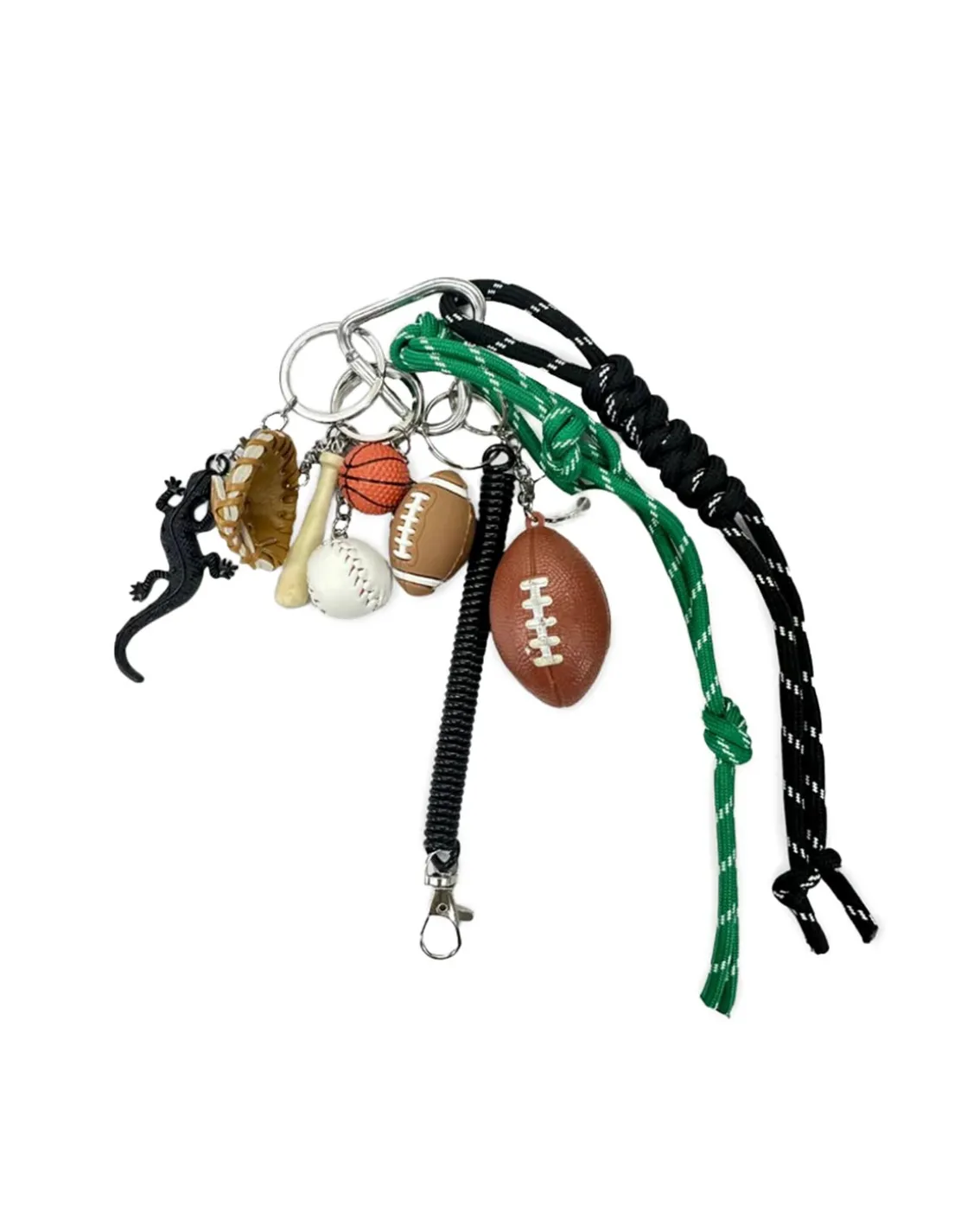 Ball Sports Bag Charm Set Multi