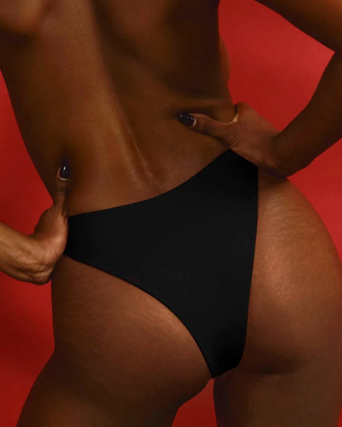 Bare Lou Bikini Bottom Black