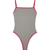 Bare Neo Swimsuit Grey/Red