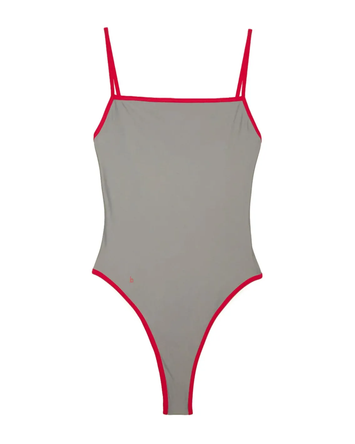 Bare Neo Swimsuit Grey/Red