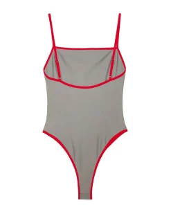 Bare Neo Swimsuit Grey/Red