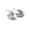 Blue Billie Bubble Earrings Silver