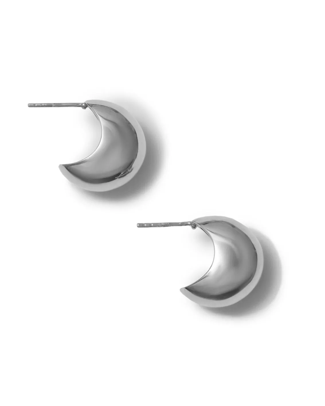 Blue Billie Bubble Earrings Silver