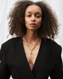 Blue Billie Fat Collect Necklace Gold