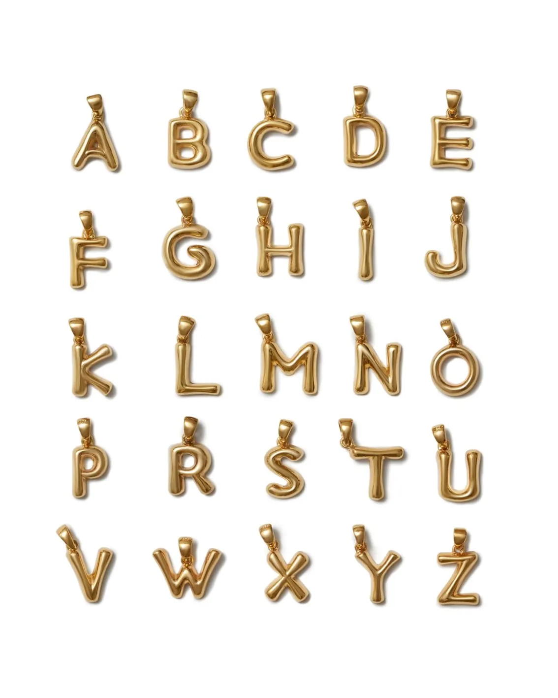 Blue Billie Helium Letter Gold