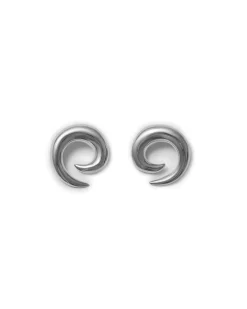 Blue Billie Mini Saturn Earrings Silver