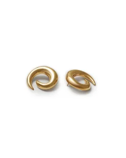 Blue Billie Mini Saturn Earrings Gold
