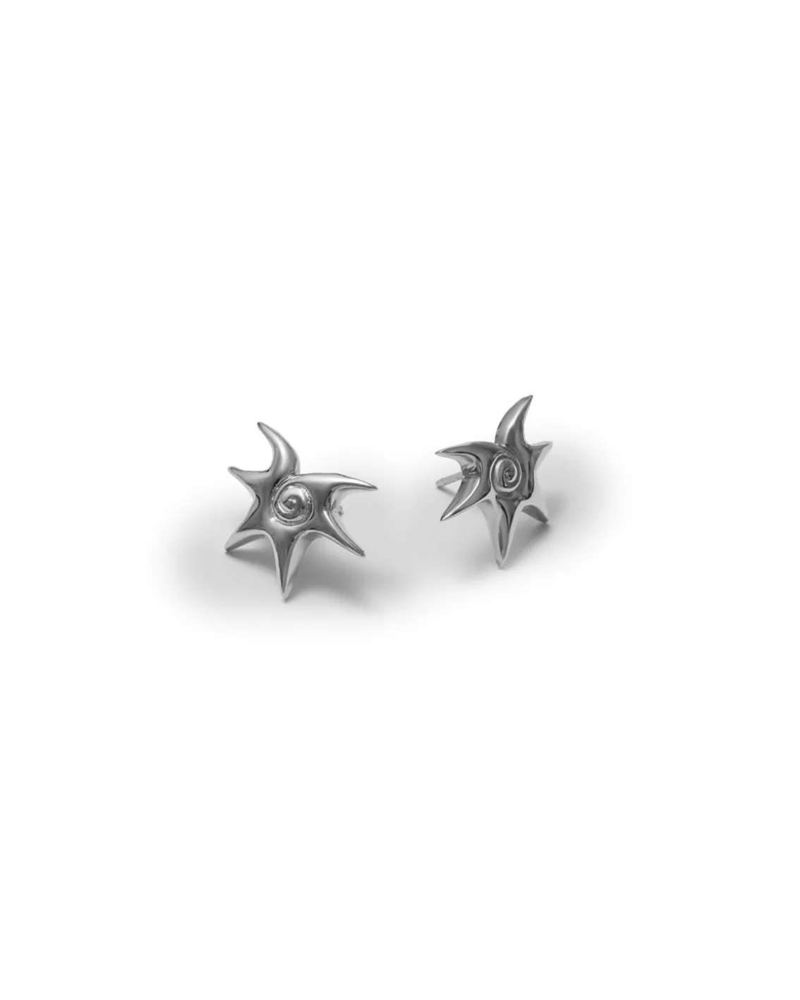 Blue Billie Mini Solar Earrings Silver