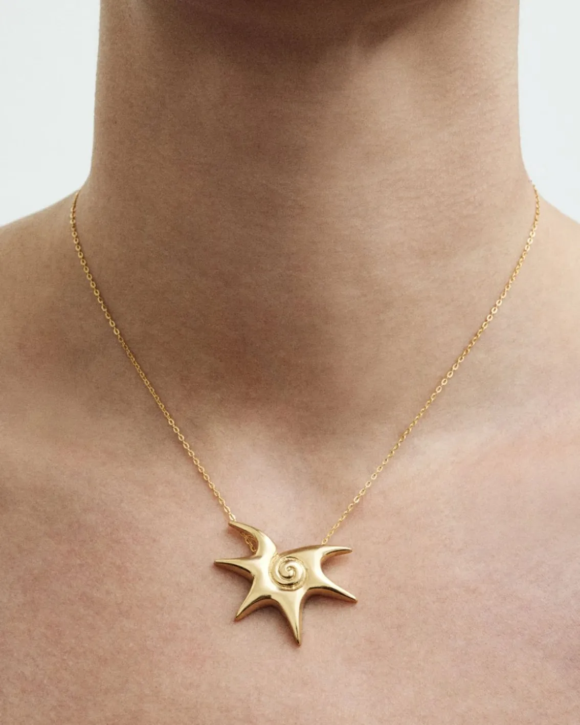 Blue Billie Mini Solar Necklace Gold