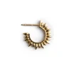 Blue Billie Mini Sun Hoop Gold