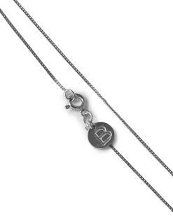 Blue Billie Plain Chain Necklace Silver