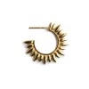 Blue Billie Sun Hoop Gold