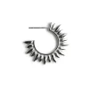 Blue Billie Sun Hoop Silver